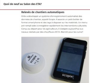 presse article scopix