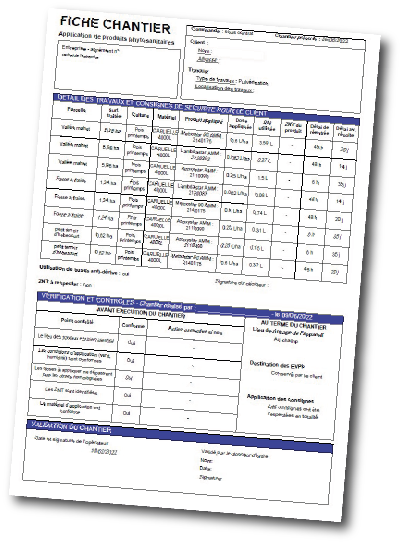 fiche chantier ETA