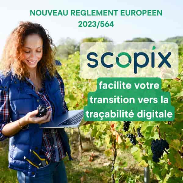 Scopix Réglementation 2026 Suivi parcellaire viticulture